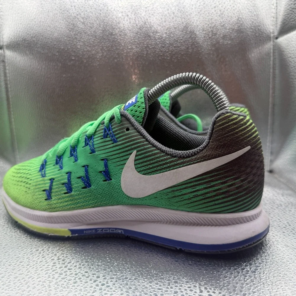 Size‎ 8 Nike Air Zoom Pegasus 33 Bright Neon Rage Green Womens Shoes 831356-301